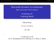 Kawasaki dynamic in continuum Math. Encounters XXXV ... - CCM