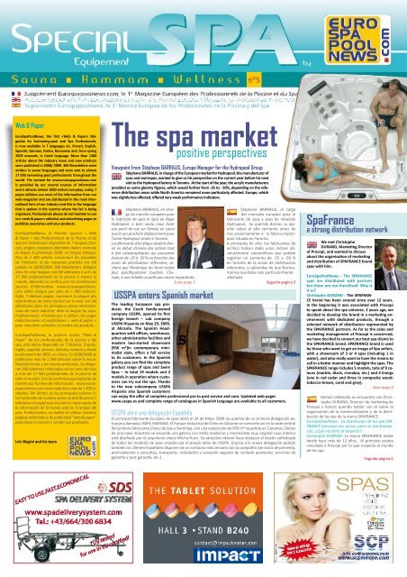 The spa market - Eurospapoolnews.com