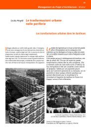 Le trasformazioni urbane nelle periferie