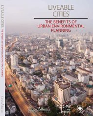 Liveable Cities: The Benefits of Urban Environmental Planning - UNEP