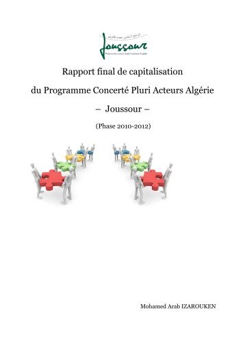 Rapport final de capitalisation du Programme ... - PCPA Algérie