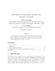 Generalized Feynman-Kac formula with stochastic potential - CCM