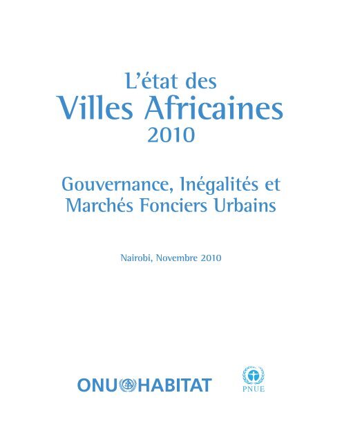 l'etat des villes africaines - UN-Habitat