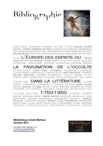 Médiathèque André Malraux Octobre 2011 - Médiathèques de la ...