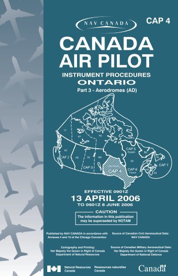 CANADA AIR PILOT - Bathursted Ccnb