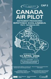 CANADA AIR PILOT - Bathursted Ccnb