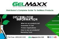 DISTRIBUTOR INFORMATION