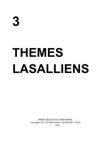 THEMES LASALLIENS