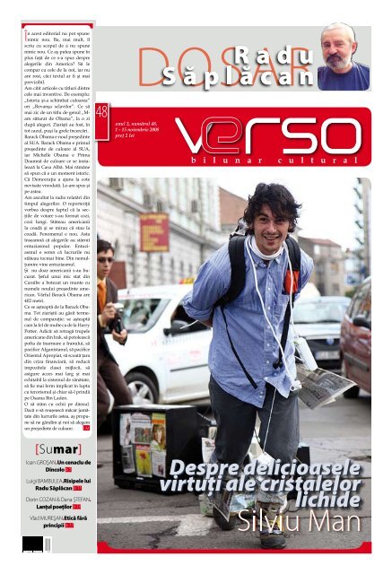 Sumar Revista VERSO Sumar Revista VERSO
