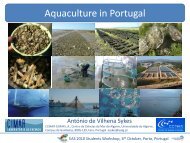 Aquaculture in Portugal - CCMAR - Universidade do Algarve