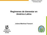 Regímenes de bienestar en América Latina - CCP