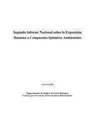 Segundo Informe Nacional sobre la Exposición Humana a ... - CCP