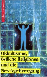 Okkultismus, Östliche Religionen und die New-Age-Bewegung