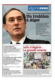 algerienews du 4 décembre 2011 - Mouvement social algerien ...