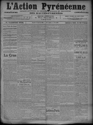 27 janvier 1910 - Bibliothèque de Toulouse