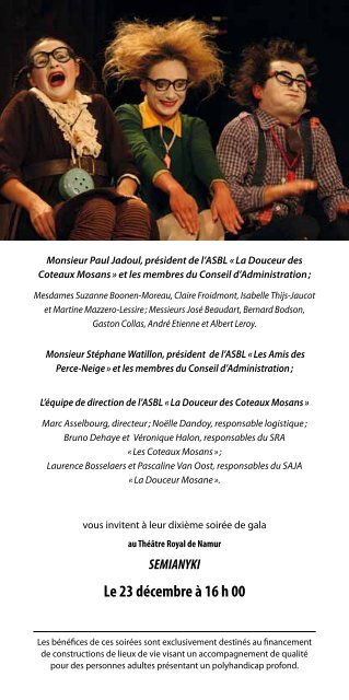 10 ème gala de Bienfaisance - Douceur des Coteaux Mosans