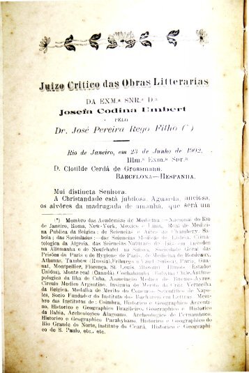 Juizo Critico das ObraS literarias da Ex.ma Snr.a D.a ... - Ceara.pro.br