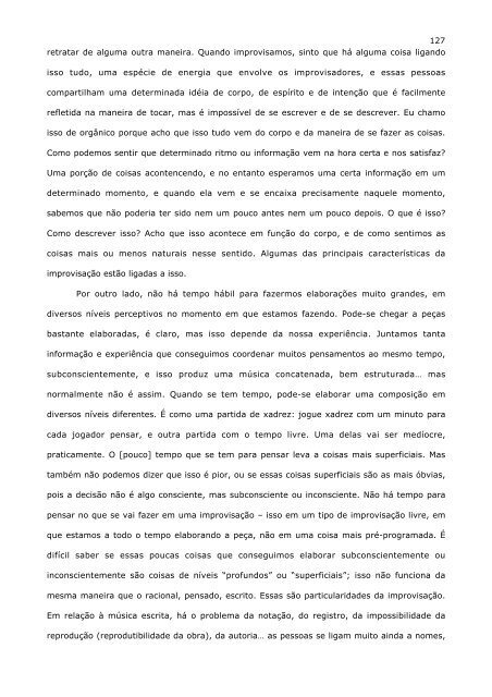 Indeterminação e Improvisação na Música Brasileira ... - CCRMA
