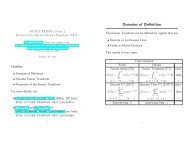 MUS421/EE367B Lecture 2 Review of the Discrete Fourier Transform