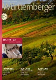 SEKT IM TEST - Weinland Württemberg
