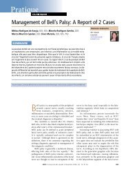 Management of Bell's Palsy: A Report of 2 Cases