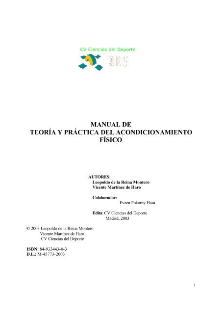 Manual de Teoría y Práctica del Acondicionamiento Físico