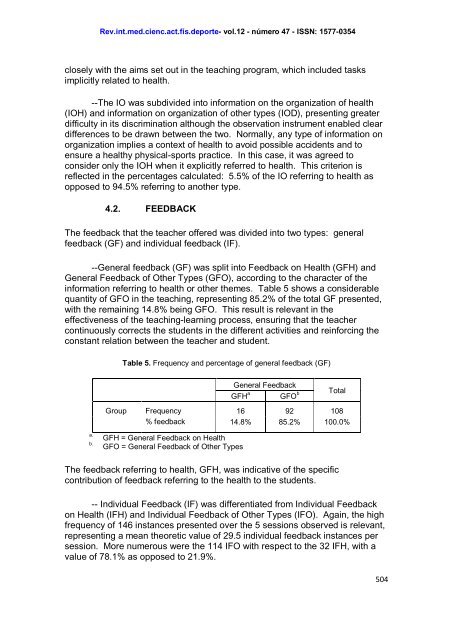 English version PDF - Comunidad Virtual CIENCIAS DEL DEPORTE ...