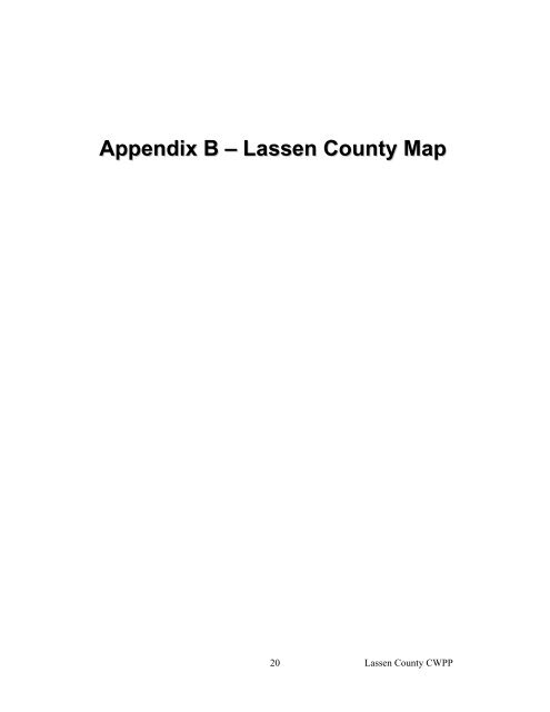 Lassen – Modoc Unit - Board of Forestry and Fire Protection - State ...