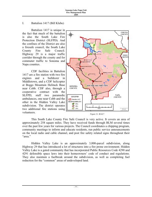 Sonoma-Lake-Napa Fire Plan - Board of Forestry and Fire ...