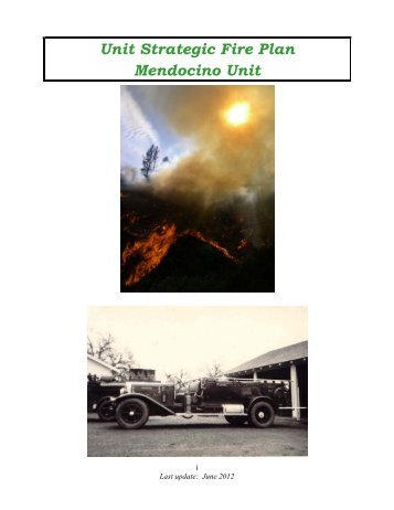 Mendocino Unit Strategic Fire Plan - Board of Forestry and Fire ...