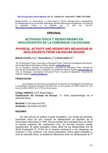 Texto en PDF - Comunidad Virtual CIENCIAS DEL DEPORTE ...