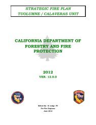 Tuolumne-Calaveras Strategic Fire Plan - Board of Forestry and Fire ...