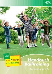 Handbuch Balltraining - AOK