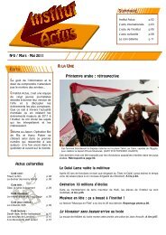 Actus culturelles Printemps arabe : rétrospective - Etab.ac-caen.fr