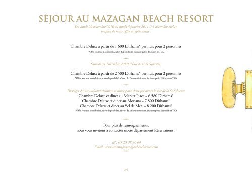 Une fête, comme nulle part ailleurs - Mazagan Beach Resort