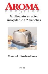 Stainl Grille-pain en acier inoxydable à 2 tranches - Aroma ...