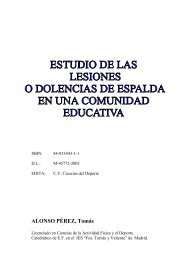 Estudio de las lesiones o dolencias de espalda - Comunidad Virtual ...