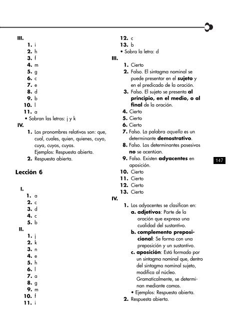 Respuestas a los ejercicios del Cuaderno 2 - El Educador