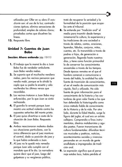 Respuestas a los ejercicios del Cuaderno 2 - El Educador