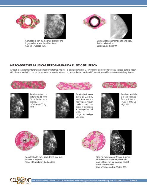 Accesorios de Mamografía - CELXRAY