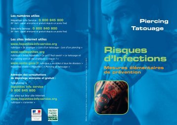 Piercing Tatouage - Risques d'infections - Mesures ... - Inpes