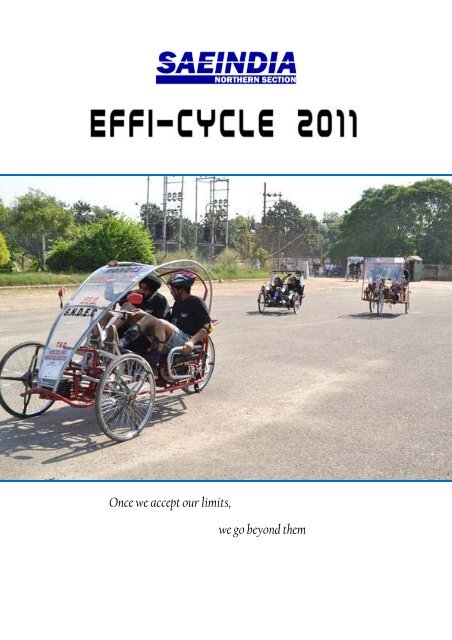 Once we accept our limits, we go beyond them - effi cycle