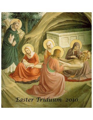 Holy Week 2010 Program St Catherine of Siena NYC.pdf - Communio
