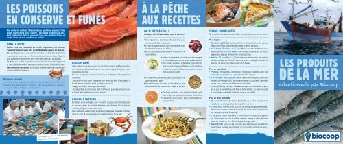 Les produits de la mer ( pdf , 1 Mo ) - Biocoop