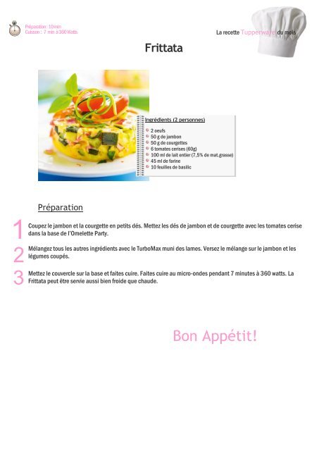Charger Les Recettes Tupperware
