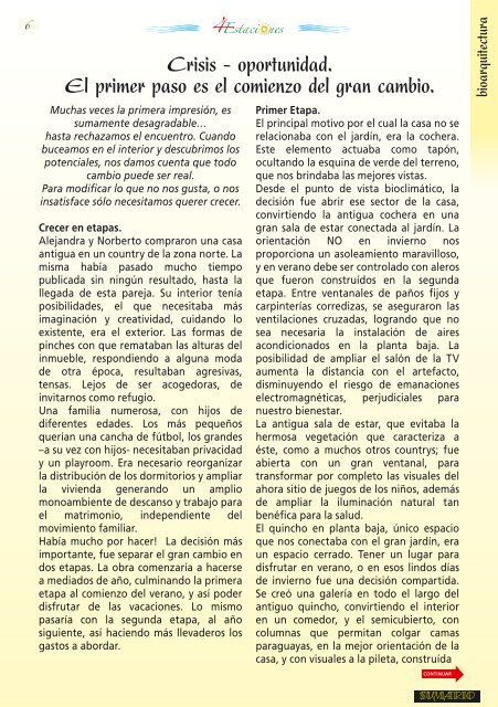 editorial - Revista 4 Estaciones
