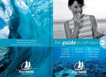 PETIT NAVIRE 28 PAGES 100X145 - Recettes de poisson par Petit ...