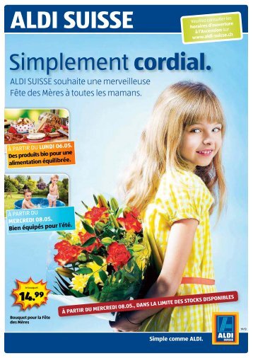 à partir du lundi, 06.05. - Aldi Suisse AG