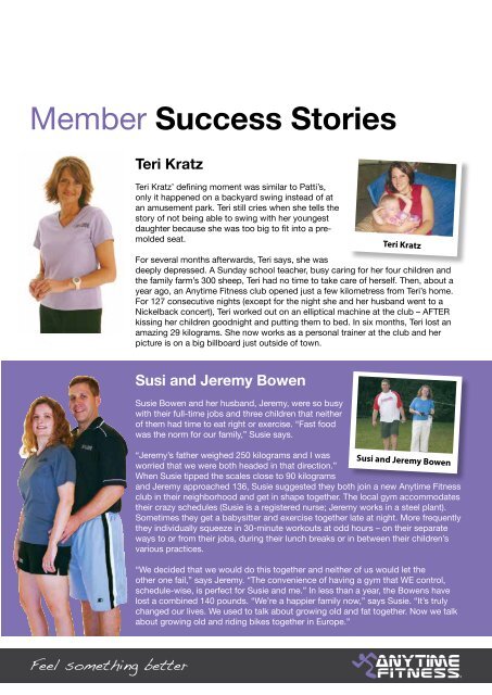 AT A GLANCE 2013 - Anytime Fitness