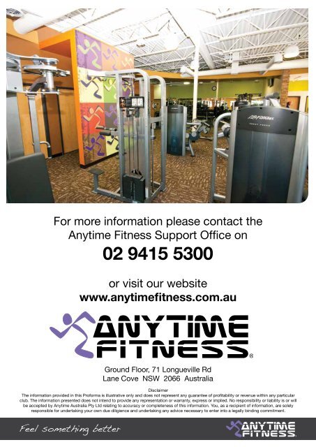 AT A GLANCE 2013 - Anytime Fitness